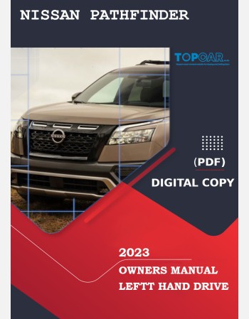 nissan pathfinder 2023 owners manual in english